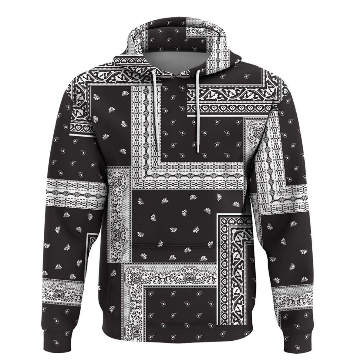 Paisley Bandana Hoodie Pattern Seamless Ver.02 RLT13 - Wonder Print Shop