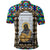 Saint Benedict of the African On Stained Glass Polo Shirt RLT13 - Wonder Print Shop