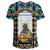 Saint Benedict of the African On Stained Glass T Shirt RLT13 - Wonder Print Shop