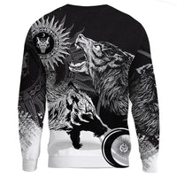 Viking Skoll and Hati New Style Sweatshirts RLT13 - Wonder Print Shop