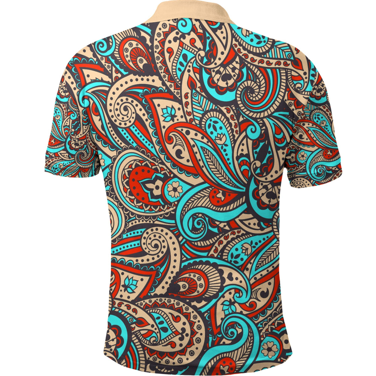 Paisley Polo Shirt Bandana Pattern Seamless Ver.218 RLT13 - Wonder Print Shop