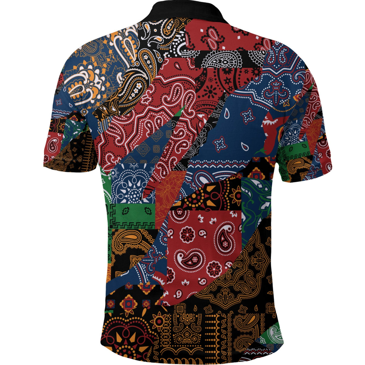 Paisley Polo Shirt Bandana Pattern Seamless Ver.208 RLT13 - Wonder Print Shop