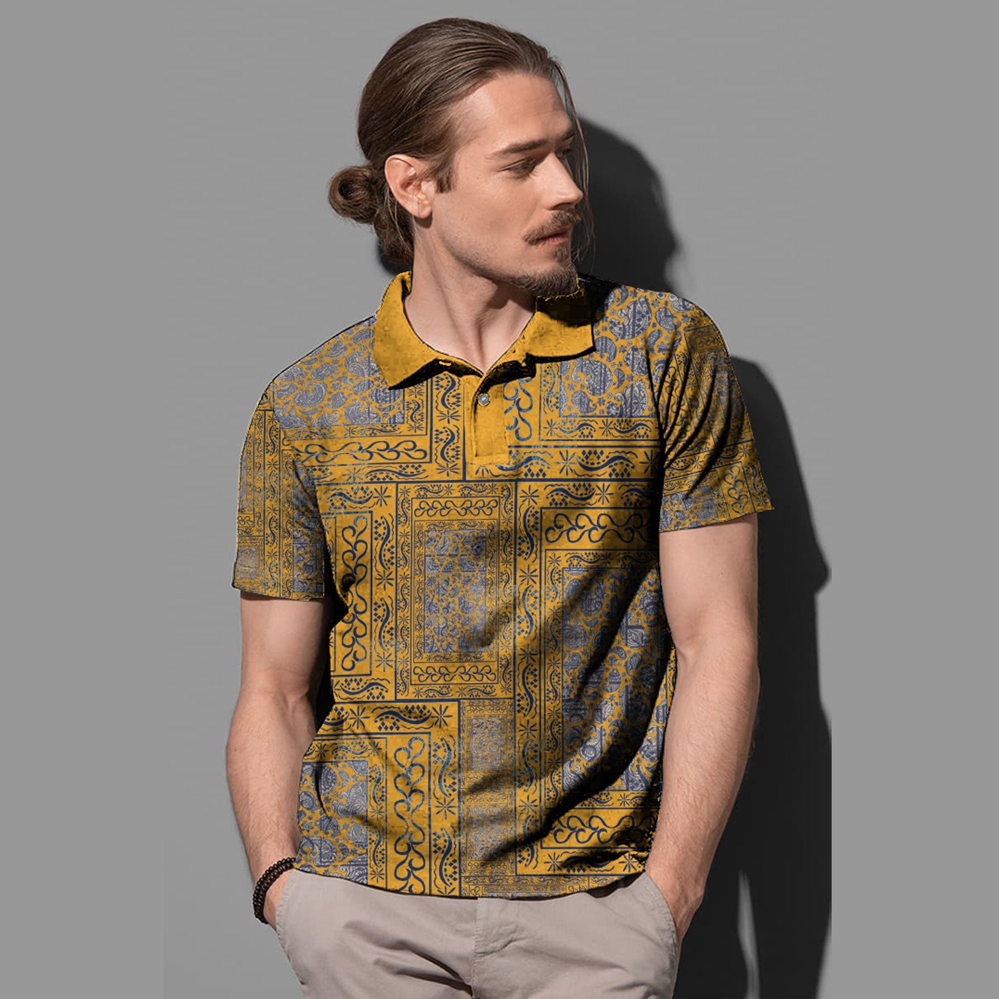 Paisley Polo Shirt Bandana Pattern Seamless Ver.223 RLT13 - Wonder Print Shop