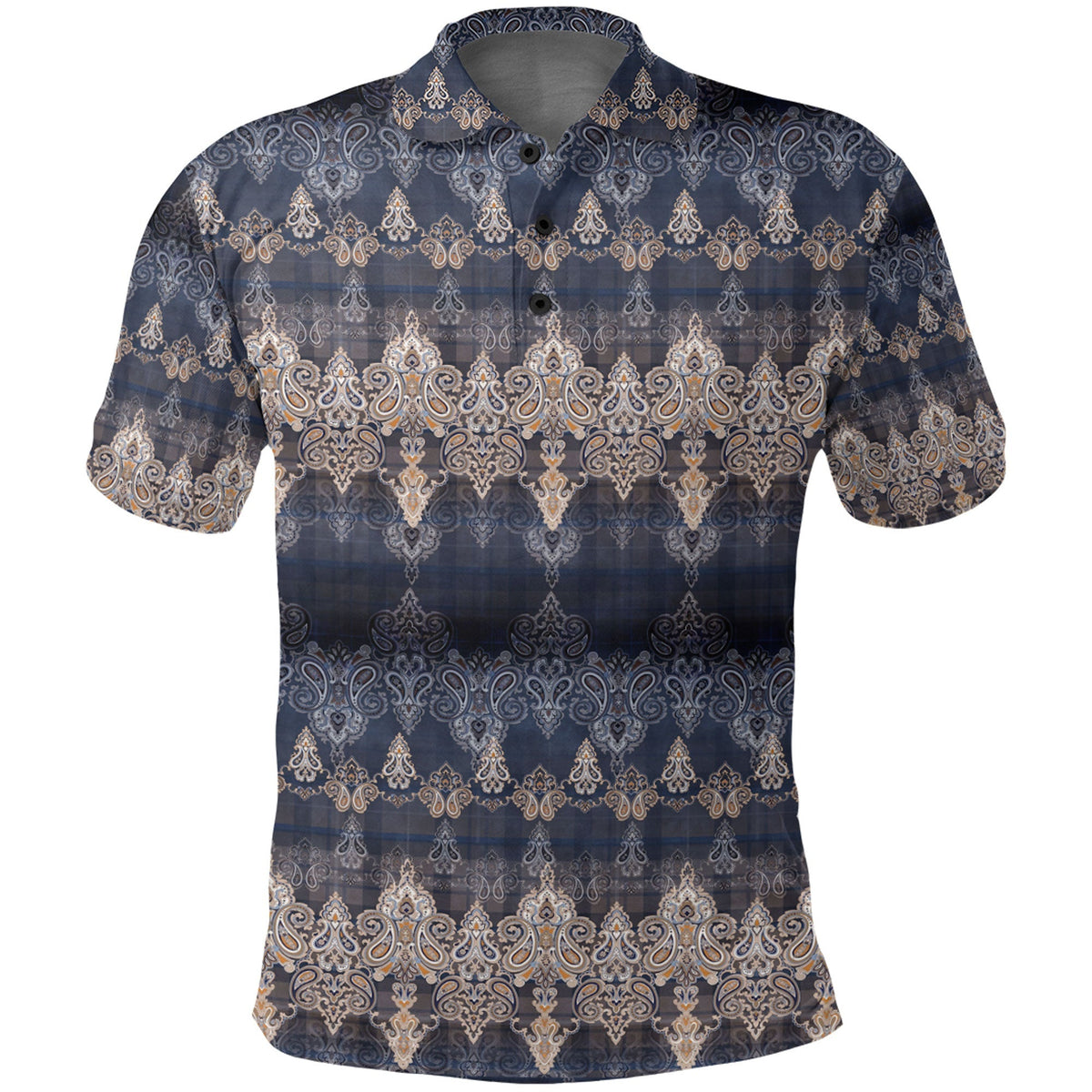 Paisley Polo Shirt Bandana Pattern Seamless Ver.211 RLT13 - Wonder Print Shop