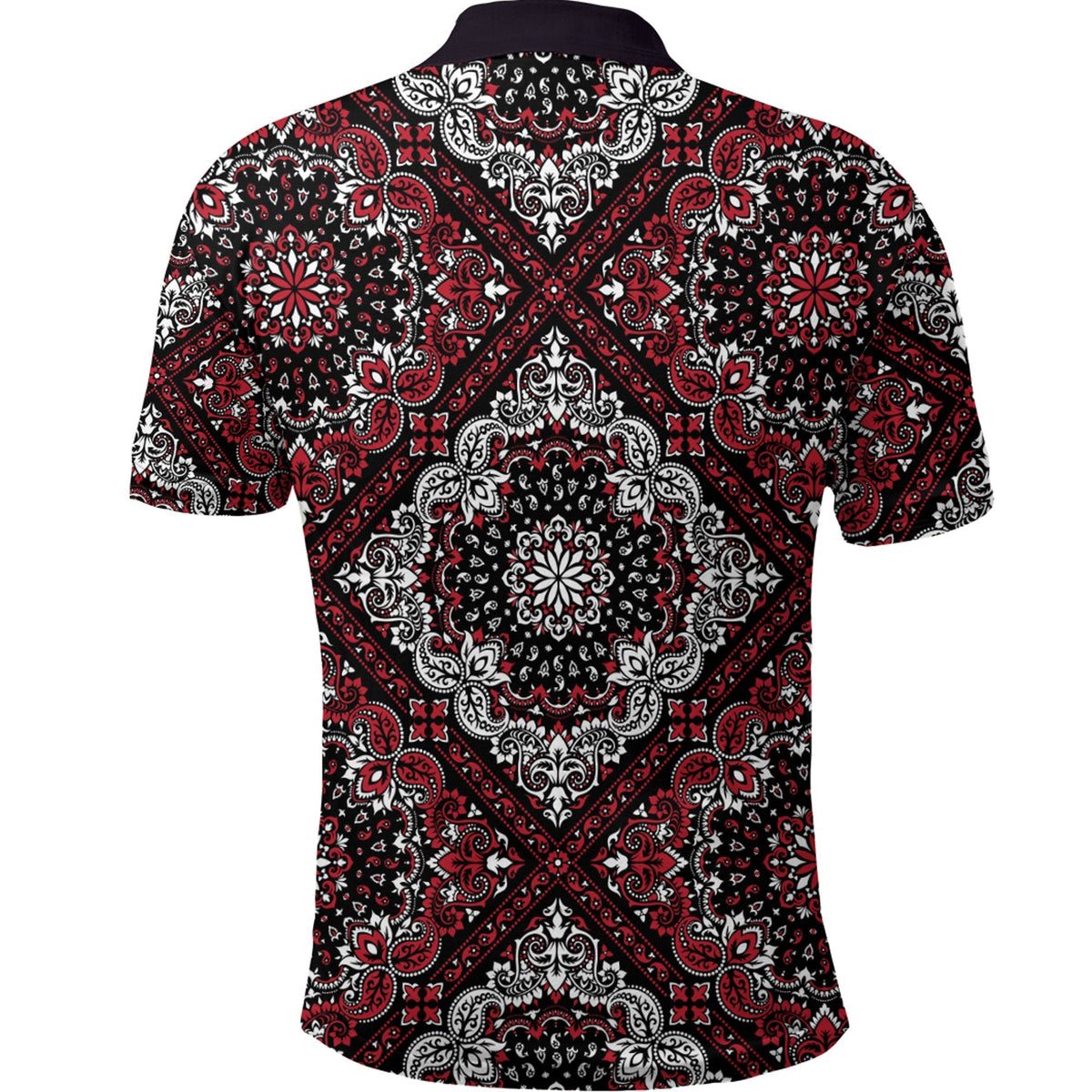 Paisley Polo Shirt Bandana Pattern Seamless Ver.213 RLT13 - Wonder Print Shop