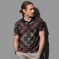 Paisley Polo Shirt Bandana Pattern Seamless Ver.213 RLT13 - Wonder Print Shop