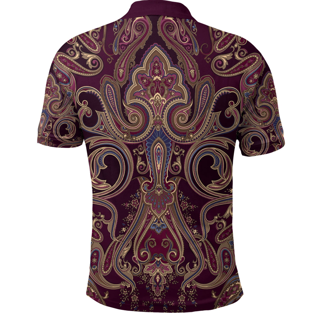 Paisley Polo Shirt Bandana Pattern Seamless Ver.210 RLT13 - Wonder Print Shop