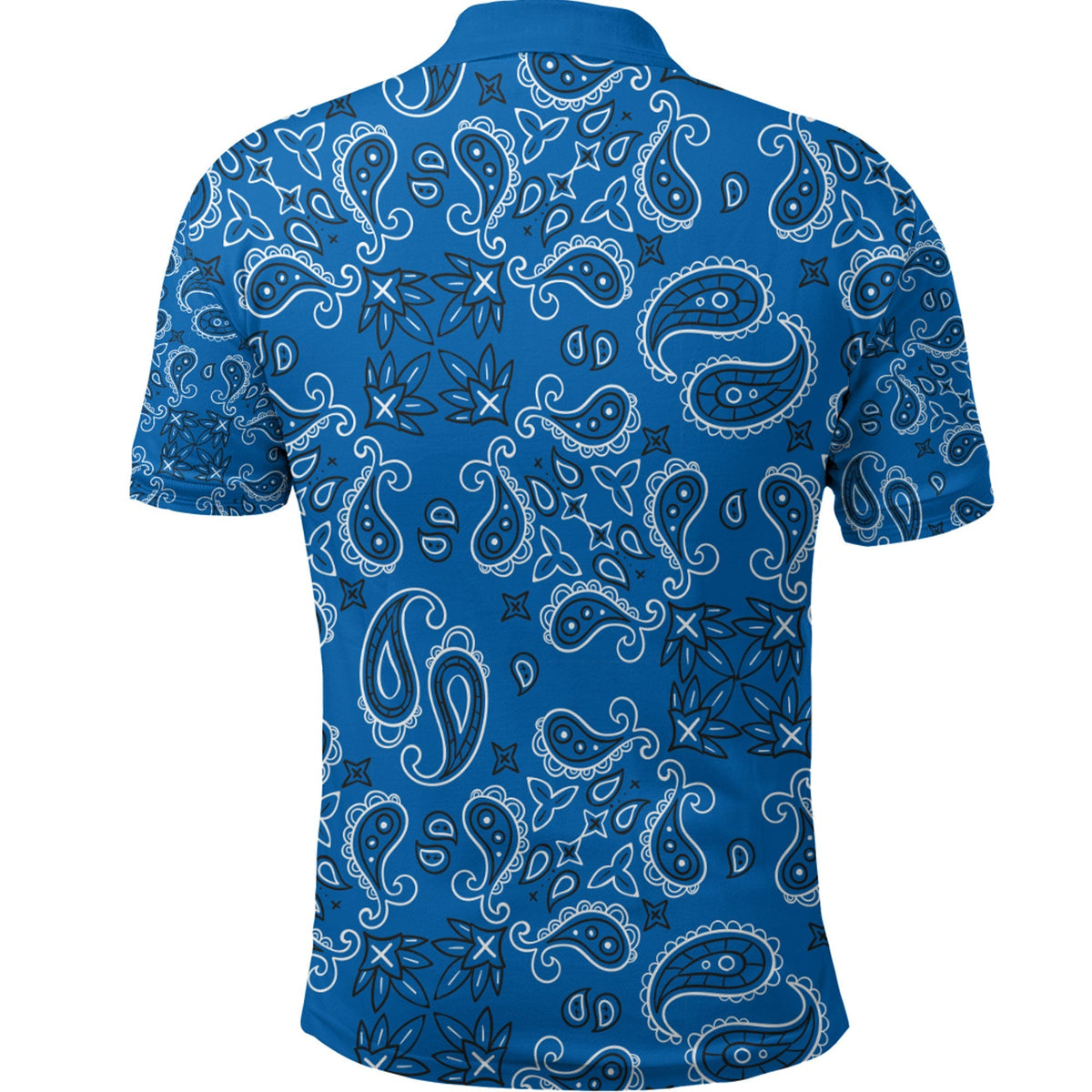 Paisley Polo Shirt Bandana Pattern Seamless Ver.214 RLT13 - Wonder Print Shop