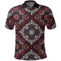 Paisley Polo Shirt Bandana Pattern Seamless Ver.213 RLT13 - Wonder Print Shop