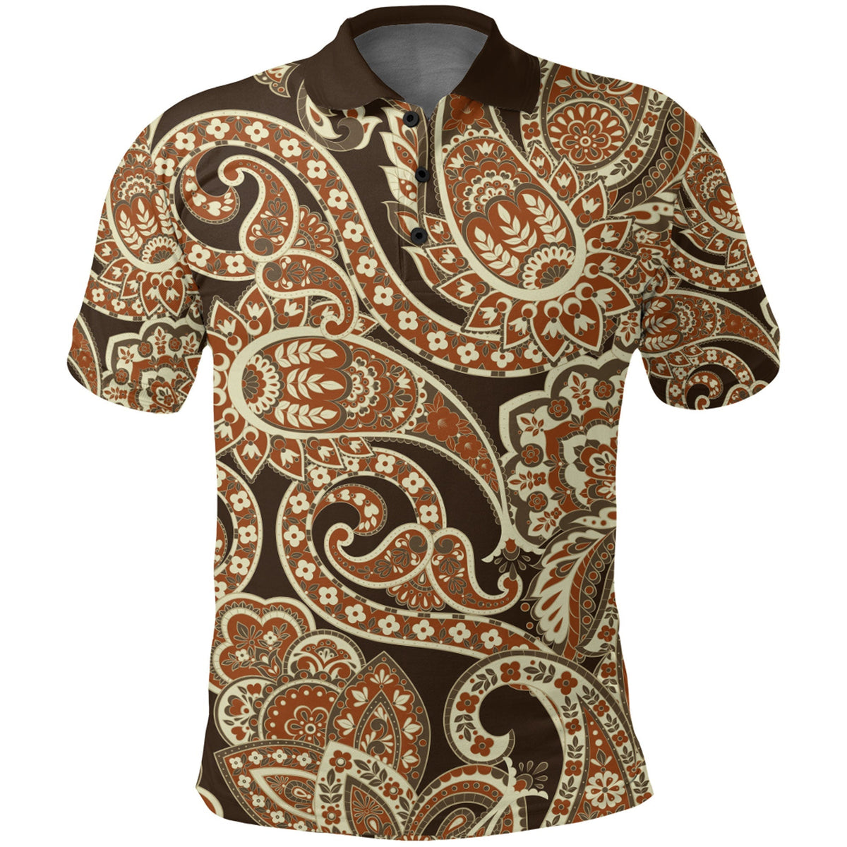 Paisley Polo Shirt Bandana Pattern Seamless Ver.182 RLT13 - Wonder Print Shop