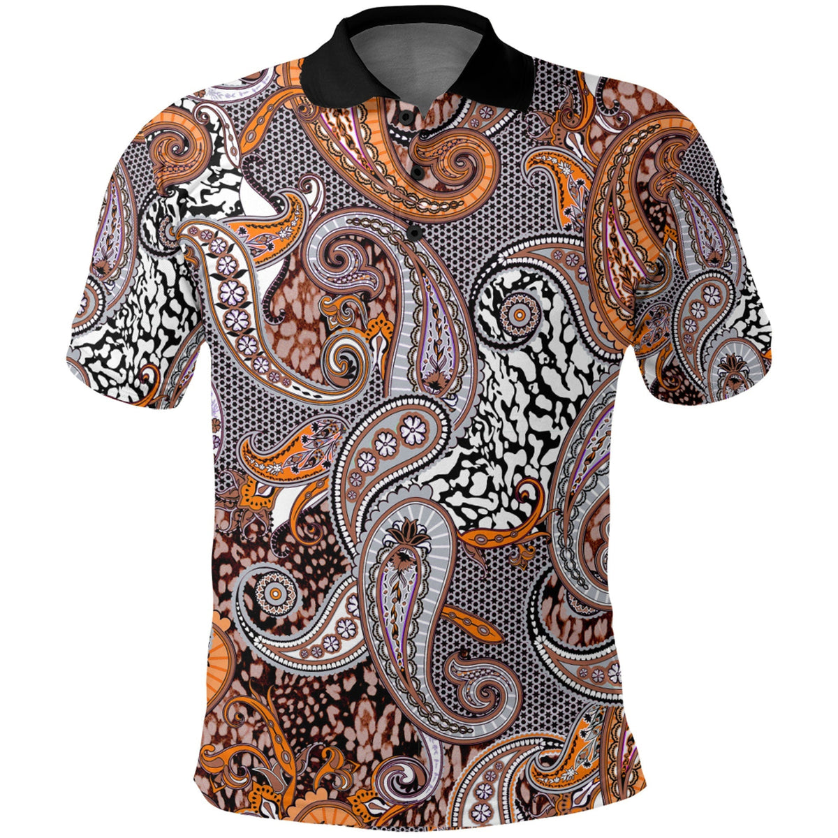 Paisley Polo Shirt Bandana Pattern Seamless 190 RLT13 - Wonder Print Shop