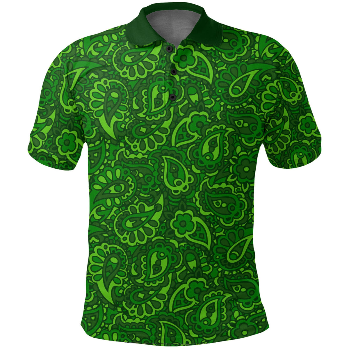 Paisley Polo Shirt Bandana Pattern Seamless Ver.215 RLT13 - Wonder Print Shop