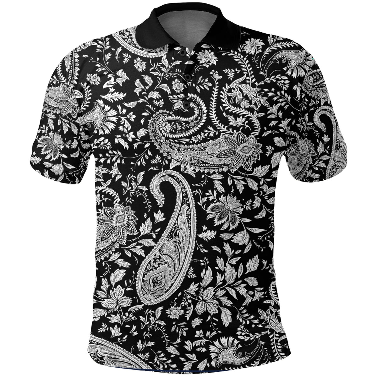 Paisley Polo Shirt Bandana Pattern Seamless Ver.205 RLT13 - Wonder Print Shop