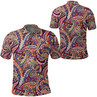 Paisley Polo Shirt Bandana Pattern Seamless Ver.203 RLT13 - Wonder Print Shop
