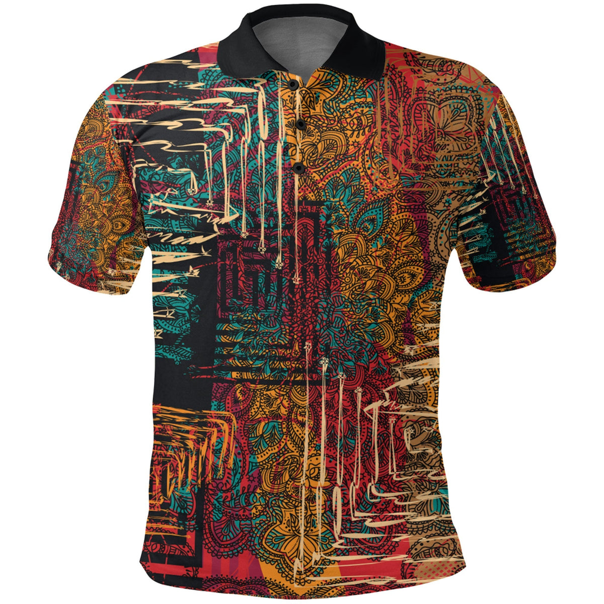 Paisley Polo Shirt Bandana Pattern Seamless Ver.207 RLT13 - Wonder Print Shop