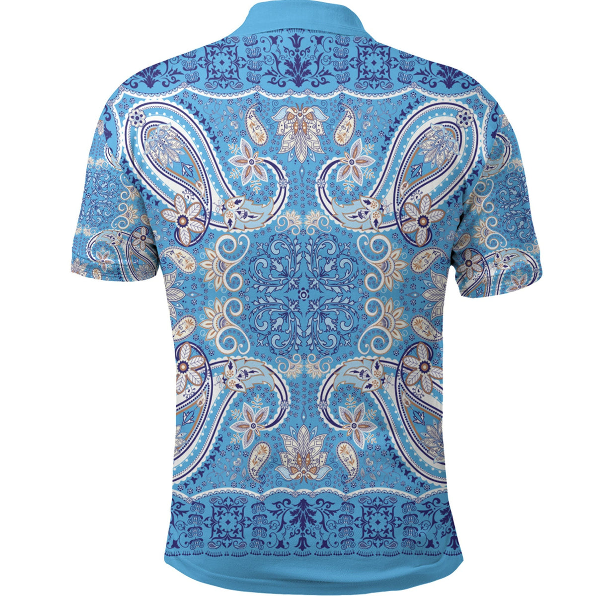 Paisley Polo Shirt Bandana Pattern Seamless Ver.175 RLT13 - Wonder Print Shop