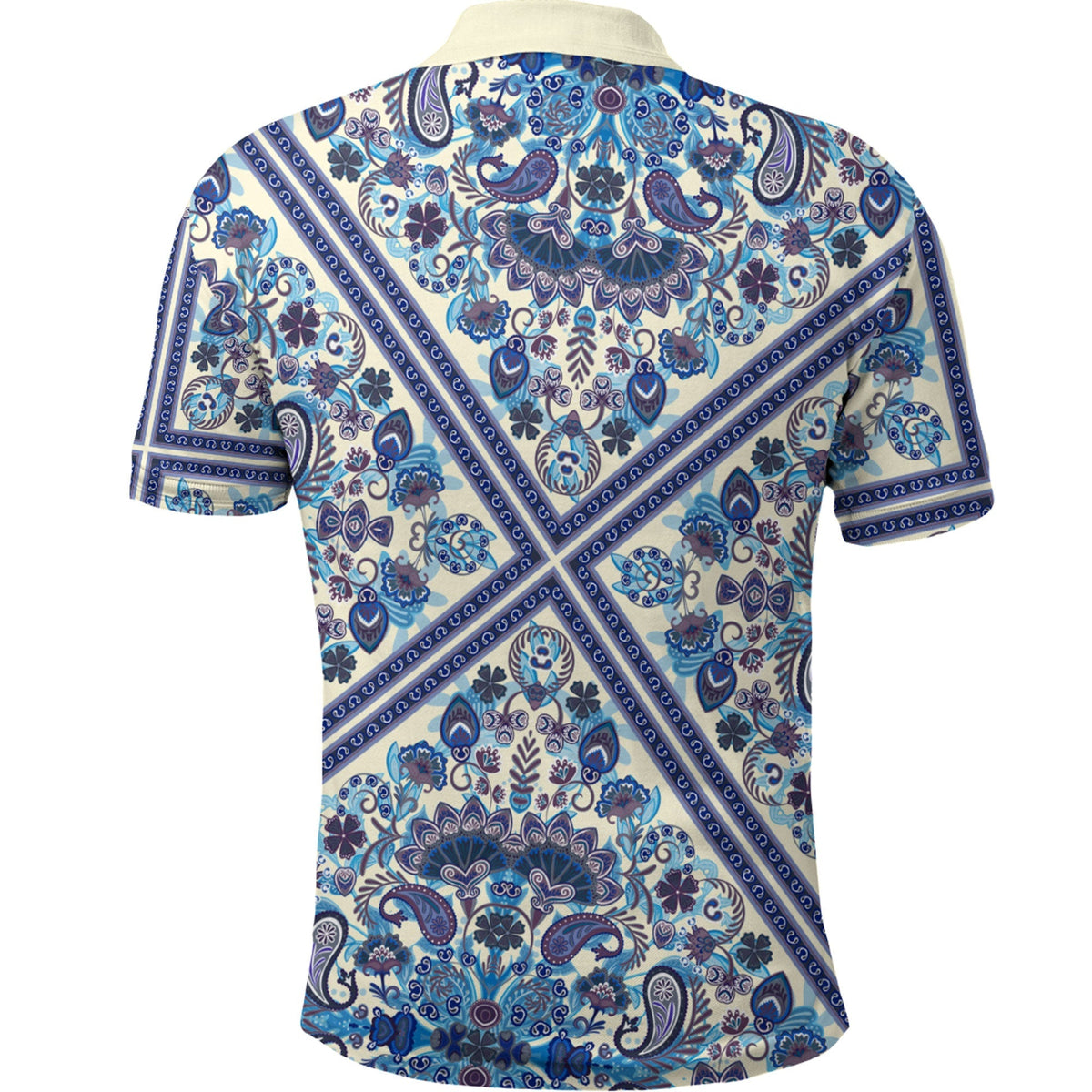 Paisley Polo Shirt Bandana Pattern Seamless Ver.216 RLT13 - Wonder Print Shop