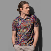 Paisley Polo Shirt Bandana Pattern Seamless Ver.203 RLT13 - Wonder Print Shop