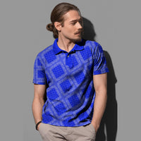 Paisley Bandana Pattern Seamless Blue Polo Shirt Ver.03 RLT13 - Wonder Print Shop