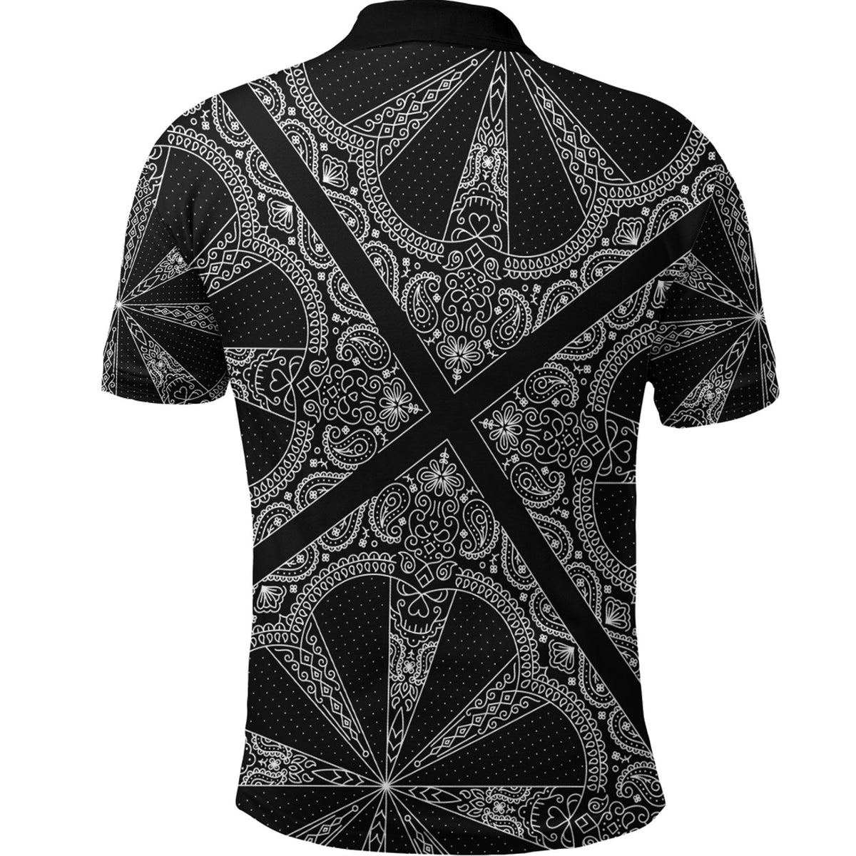 Paisley Polo Shirt Bandana Pattern Seamless Ver.221 RLT13 - Wonder Print Shop