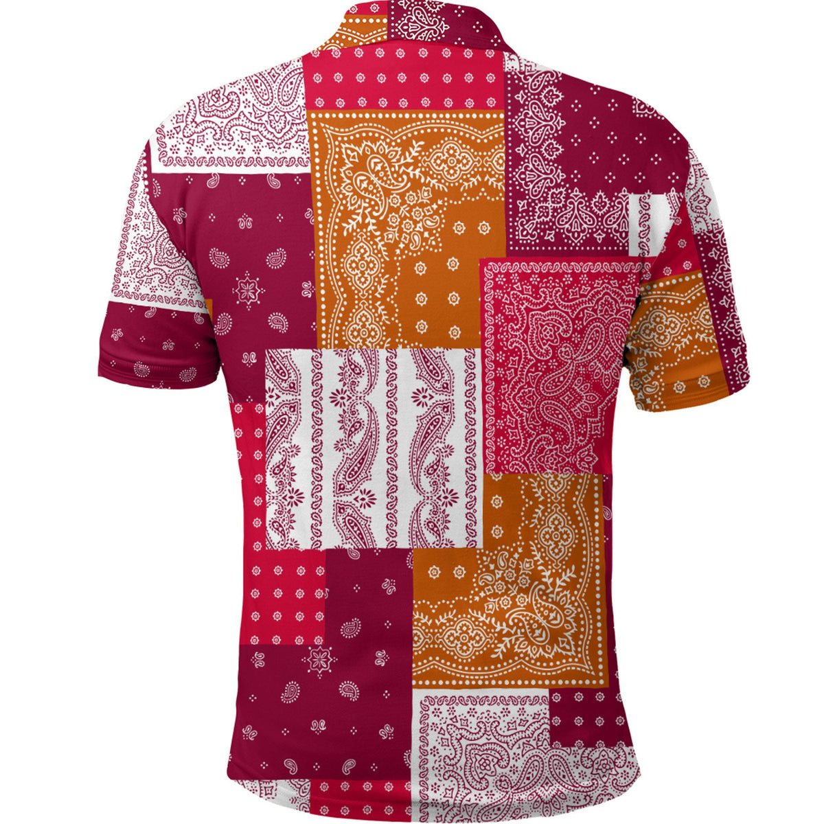 Paisley Polo Shirt Bandana Pattern Seamless Ver.202 RLT13 - Wonder Print Shop