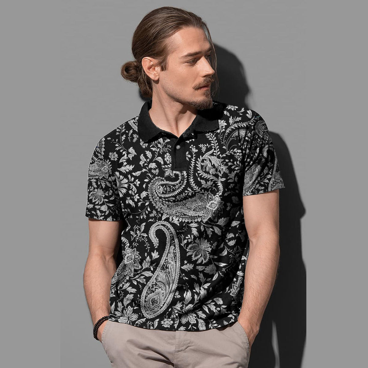 Paisley Polo Shirt Bandana Pattern Seamless Ver.205 RLT13 - Wonder Print Shop