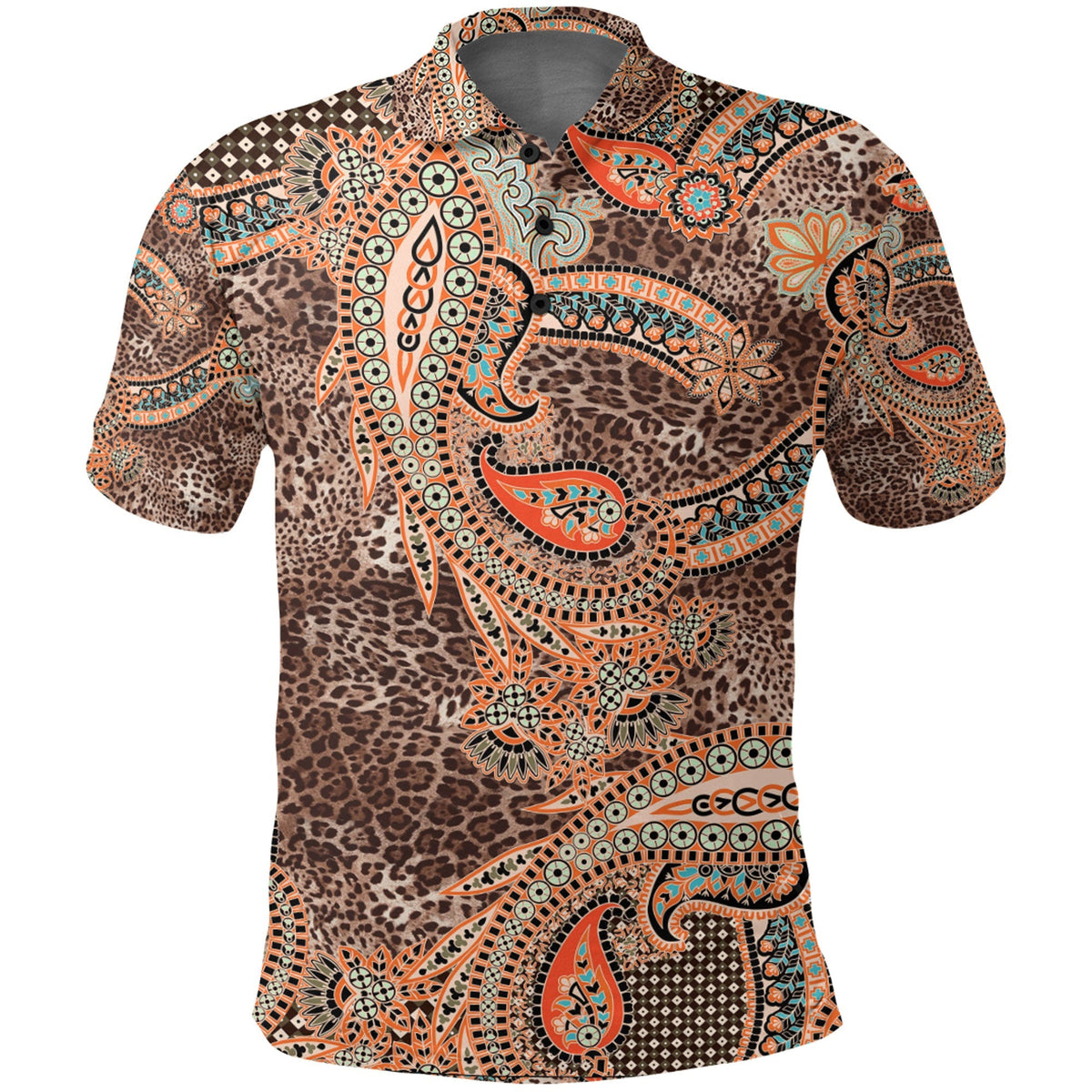 Paisley Polo Shirt Bandana Pattern Seamless 185 RLT13 - Wonder Print Shop
