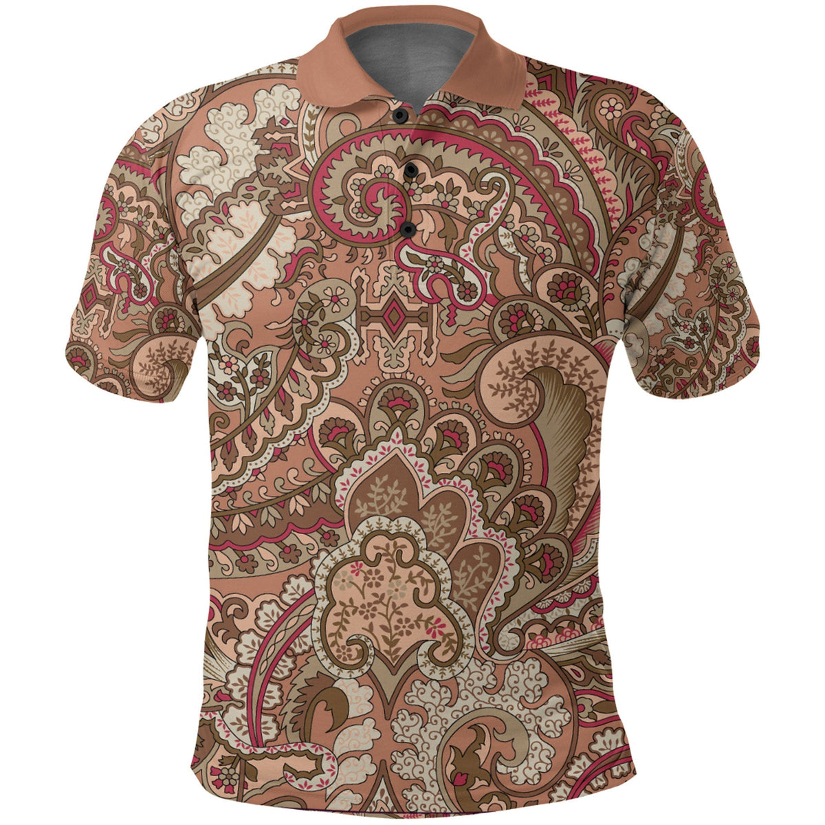 Paisley Polo Shirt Bandana Pattern Seamless Ver.201 RLT13 - Wonder Print Shop