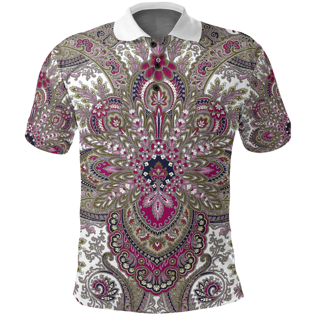 Paisley Polo Shirt Bandana Pattern Seamless Ver.204 RLT13 - Wonder Print Shop