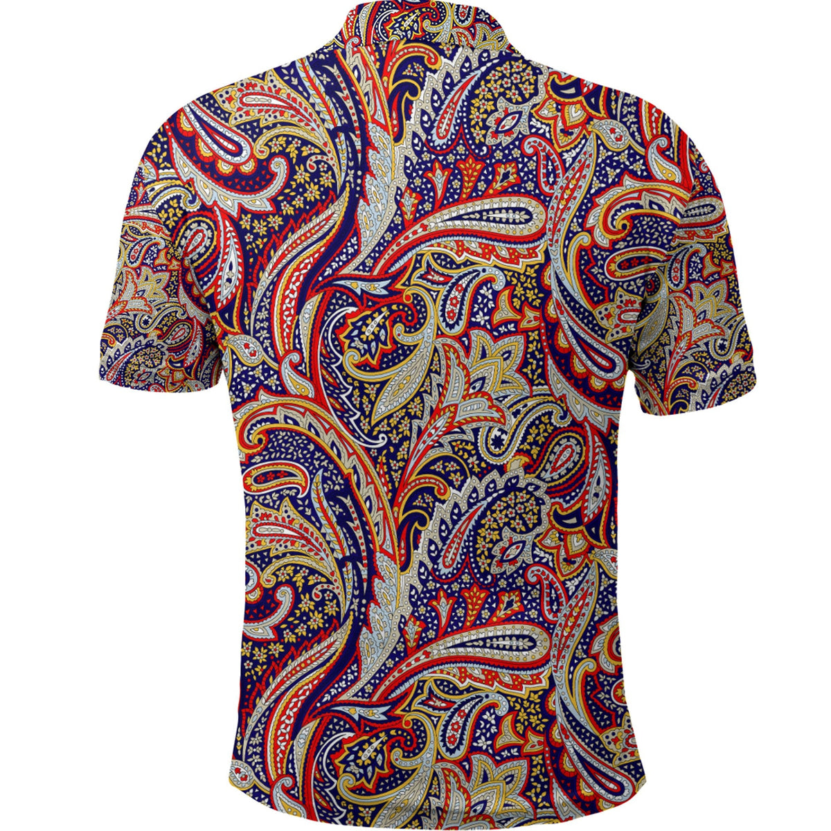 Paisley Polo Shirt Bandana Pattern Seamless Ver.203 RLT13 - Wonder Print Shop