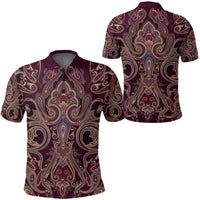 Paisley Polo Shirt Bandana Pattern Seamless Ver.210 RLT13 - Wonder Print Shop
