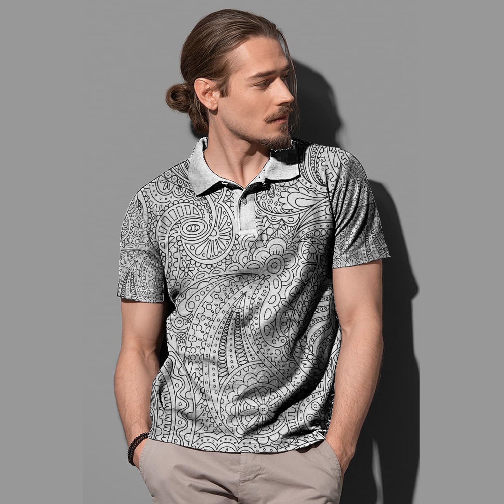 Paisley Polo Shirt Bandana Pattern Seamless Ver.171 RLT13 - Wonder Print Shop