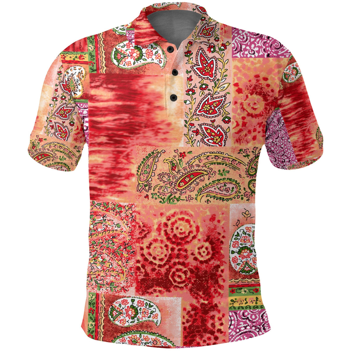 Paisley Polo Shirt Bandana Pattern Seamless 183 RLT13 - Wonder Print Shop
