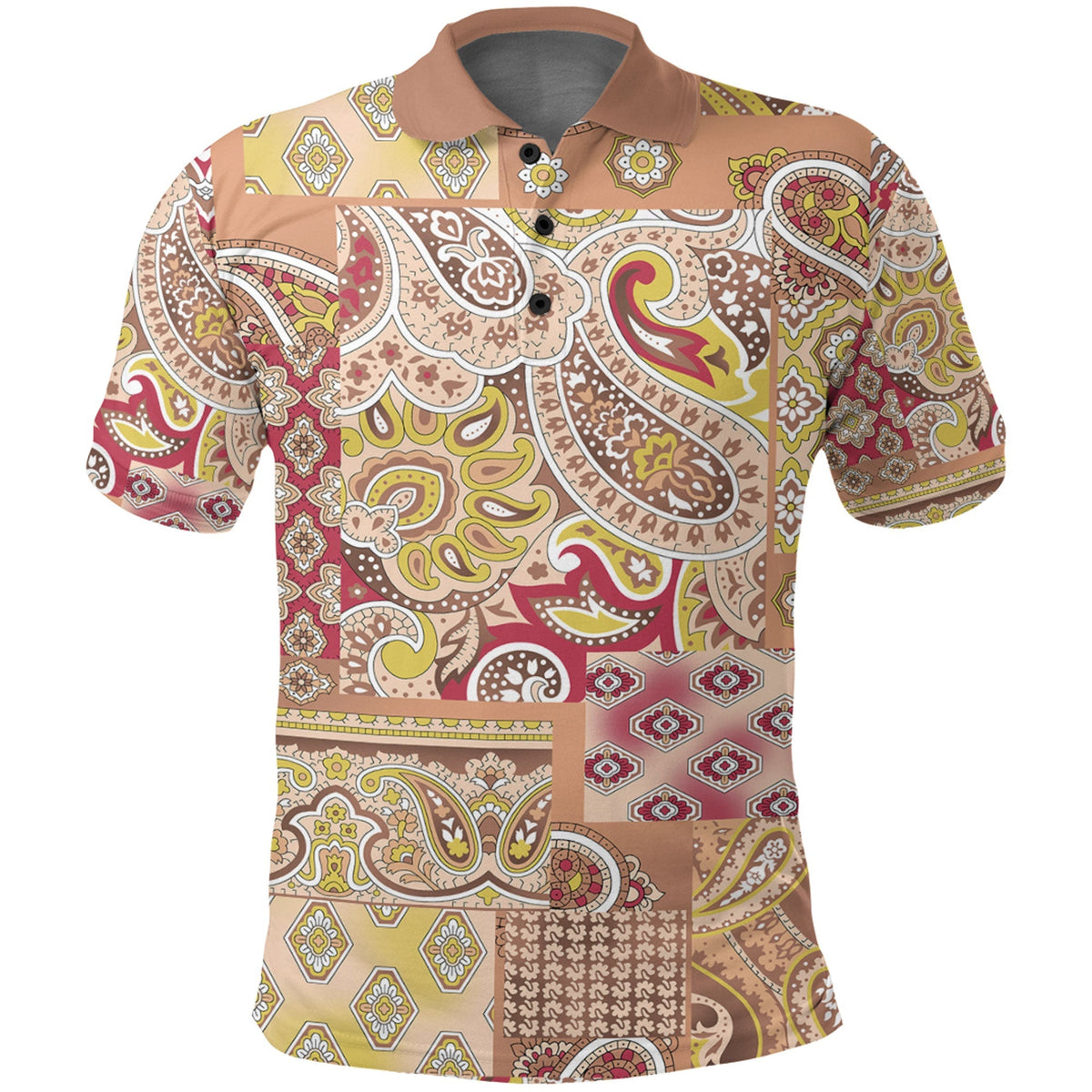 Paisley Polo Shirt Bandana Pattern Seamless 188 RLT13 - Wonder Print Shop