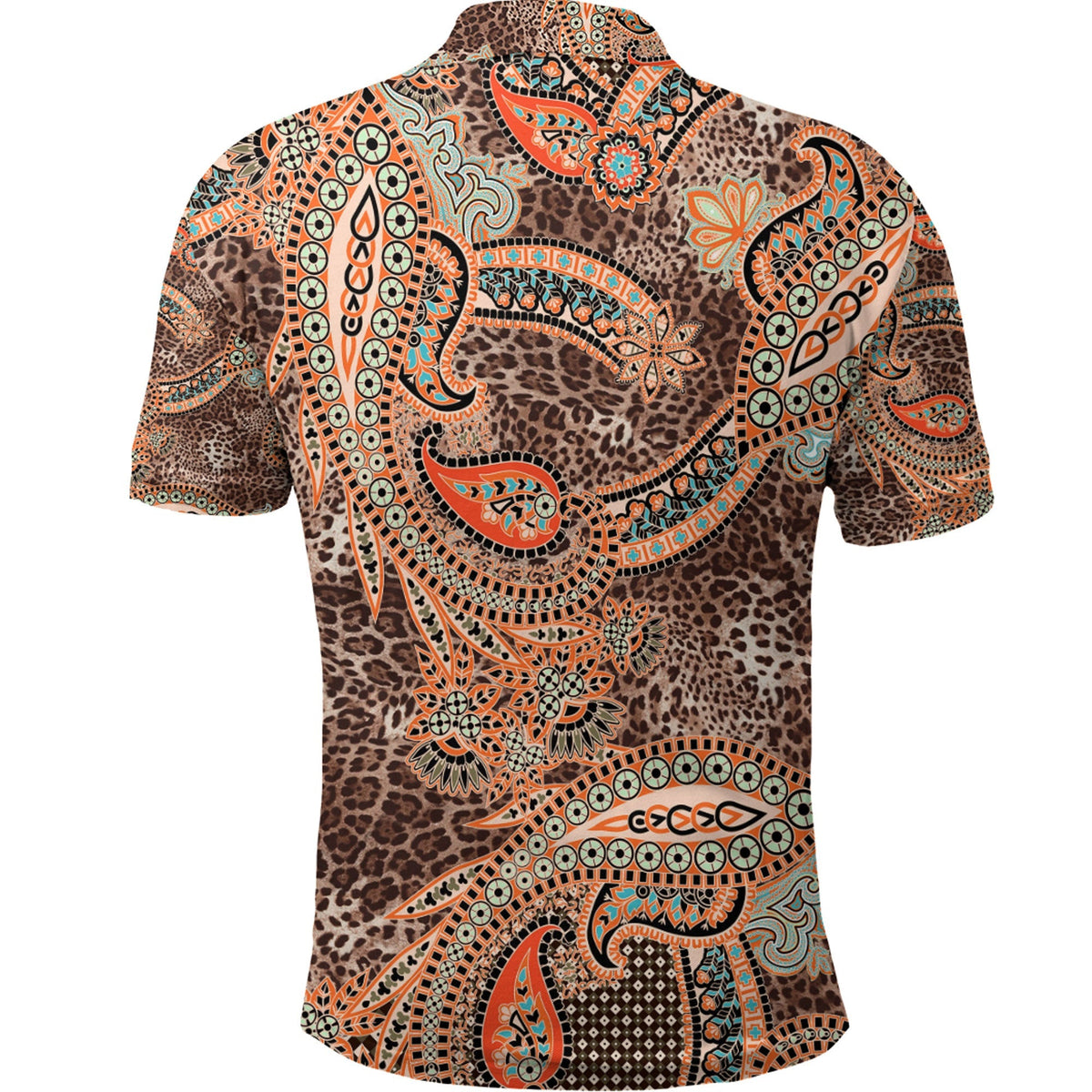 Paisley Polo Shirt Bandana Pattern Seamless 185 RLT13 - Wonder Print Shop