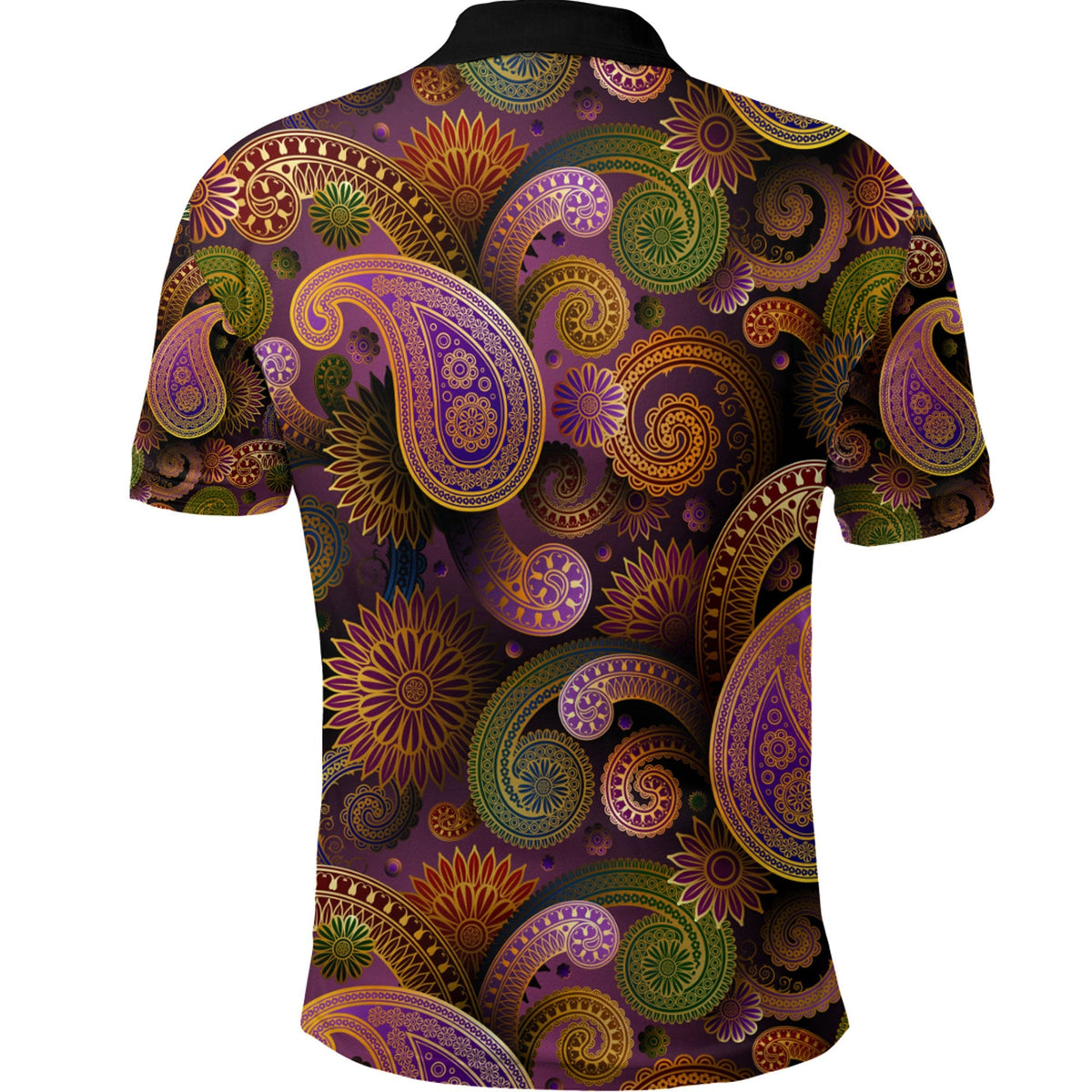 Paisley Polo Shirt Bandana Pattern Seamless Ver.195 RLT13 - Wonder Print Shop