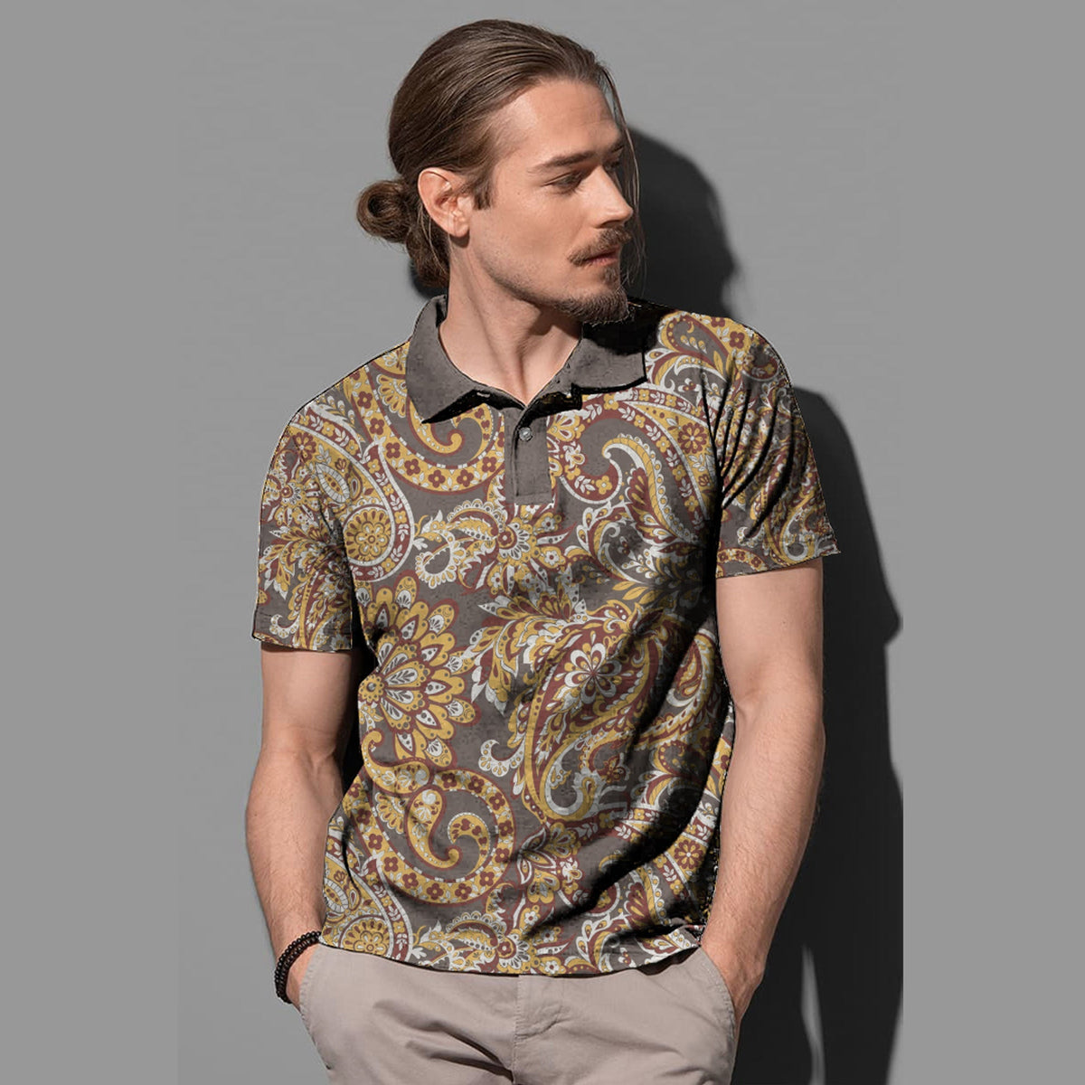 Paisley Polo Shirt Bandana Pattern Seamless Ver.162 RLT13 - Wonder Print Shop