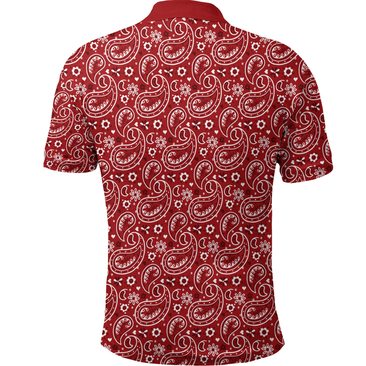 Paisley Polo Shirt Bandana Pattern Seamless Ver.163 RLT13 - Wonder Print Shop