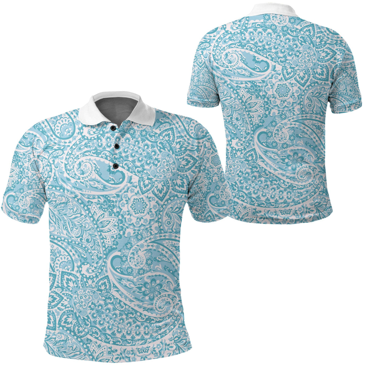 Paisley Polo Shirt Bandana Pattern Seamless Ver.165 RLT13 - Wonder Print Shop