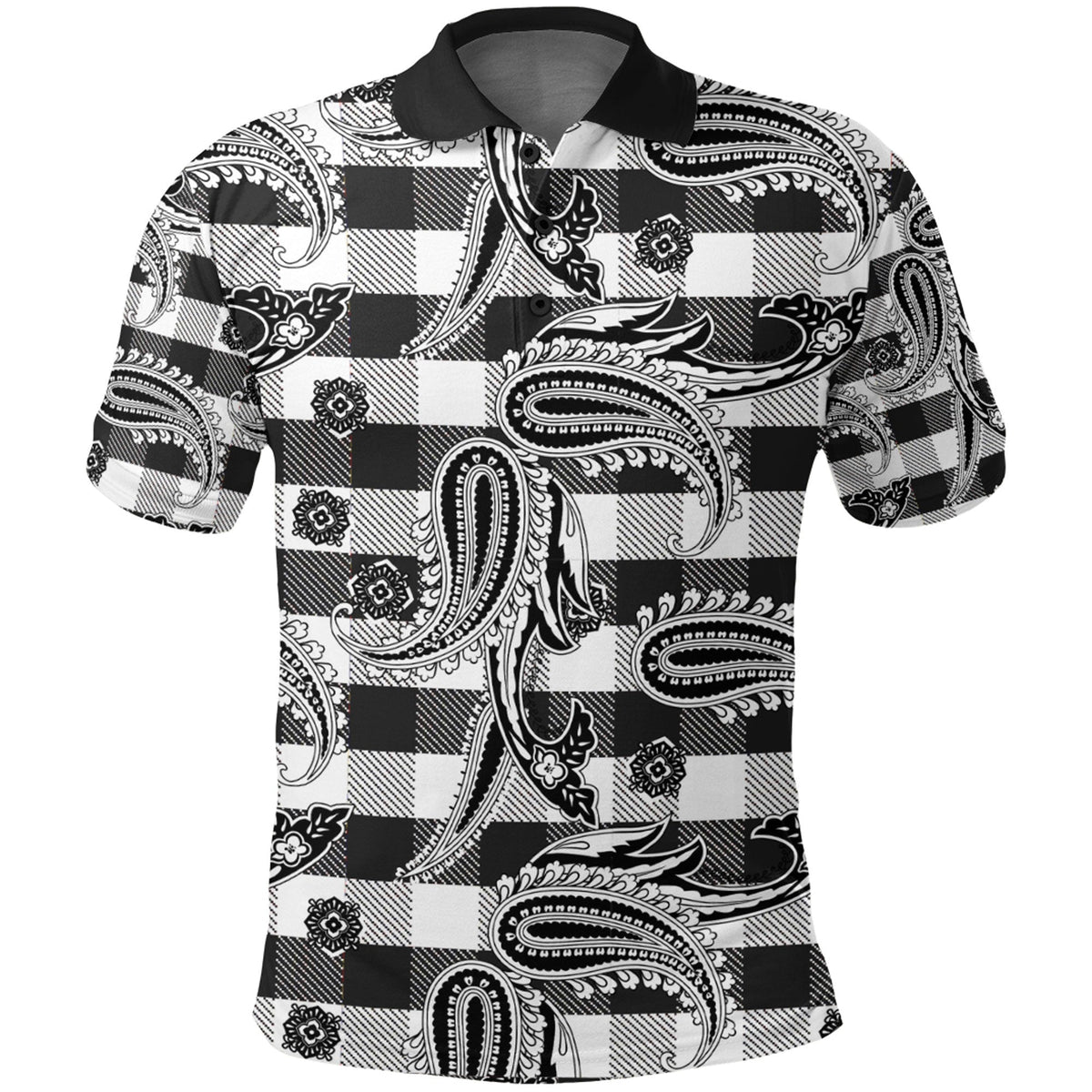 Paisley Polo Shirt Bandana Pattern Seamless 189 RLT13 - Wonder Print Shop