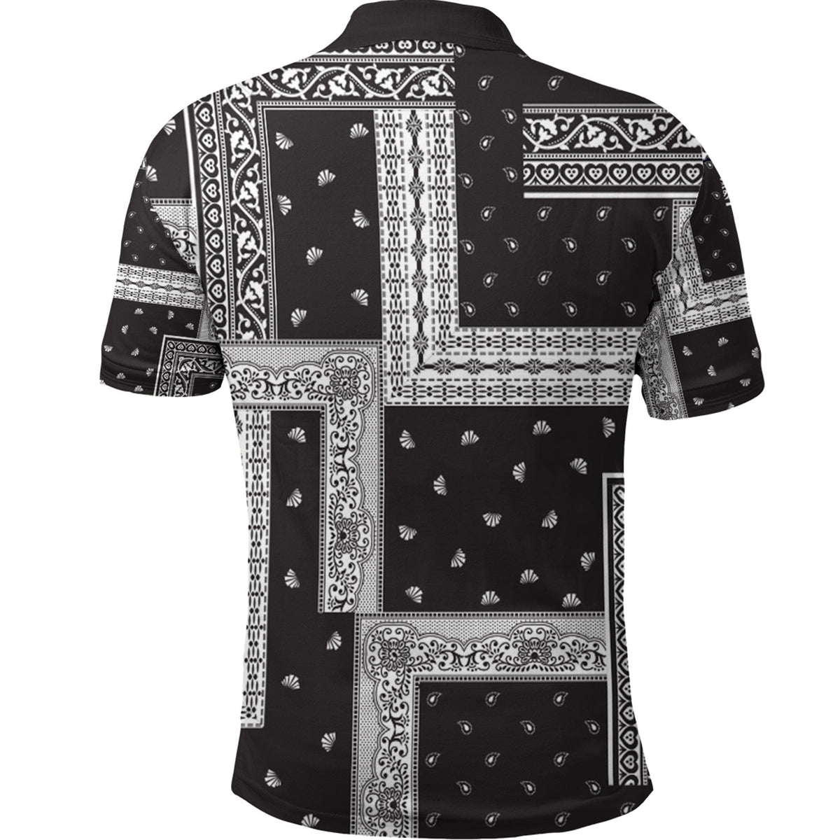 Paisley Polo Shirt Bandana Pattern Seamless Ver.198 RLT13 - Wonder Print Shop