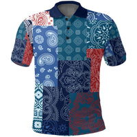 Paisley Polo Shirt Bandana Pattern Seamless Ver.176 RLT13 - Wonder Print Shop