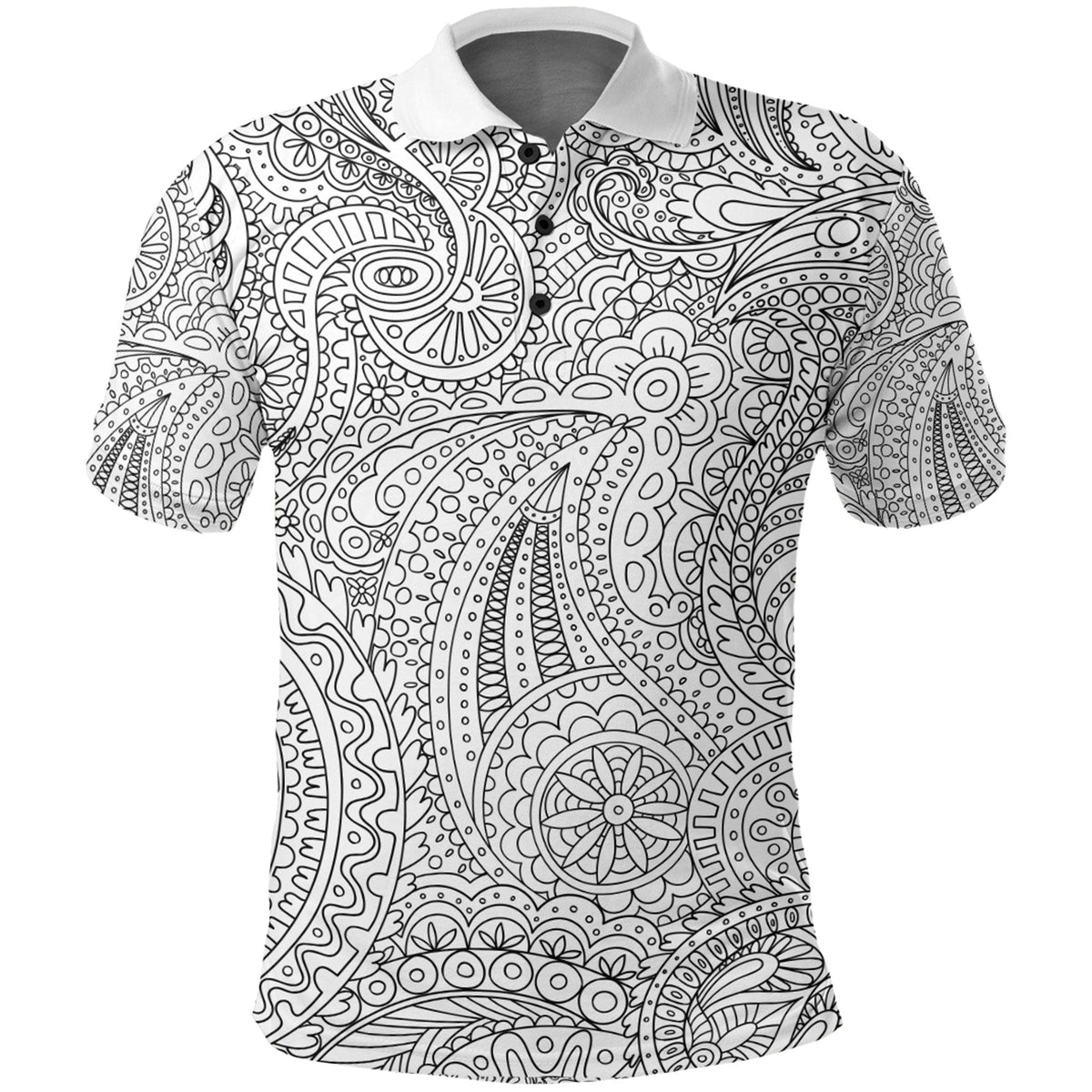 Paisley Polo Shirt Bandana Pattern Seamless Ver.171 RLT13 - Wonder Print Shop