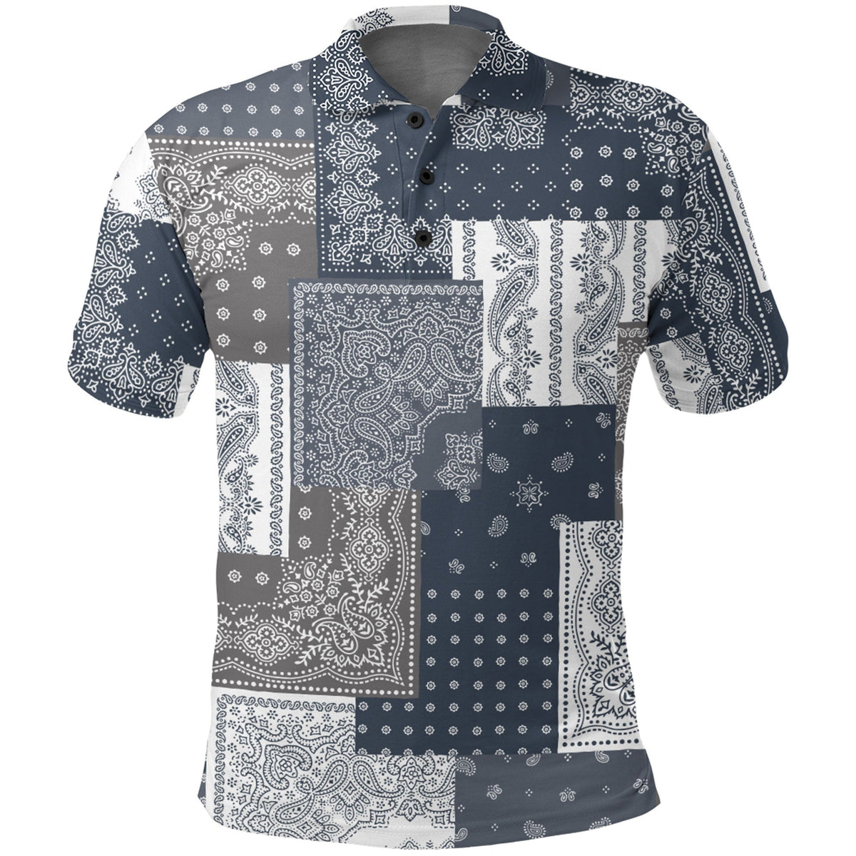 Paisley Polo Shirt Bandana Pattern Seamless Ver.143 RLT13 - Wonder Print Shop