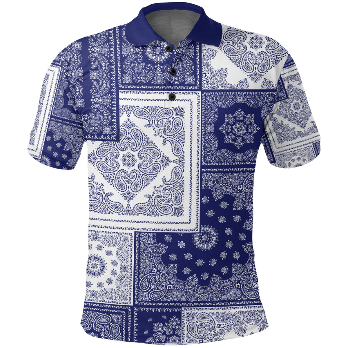 Paisley Polo Shirt Bandana Pattern Seamless Ver.156 RLT13 - Wonder Print Shop