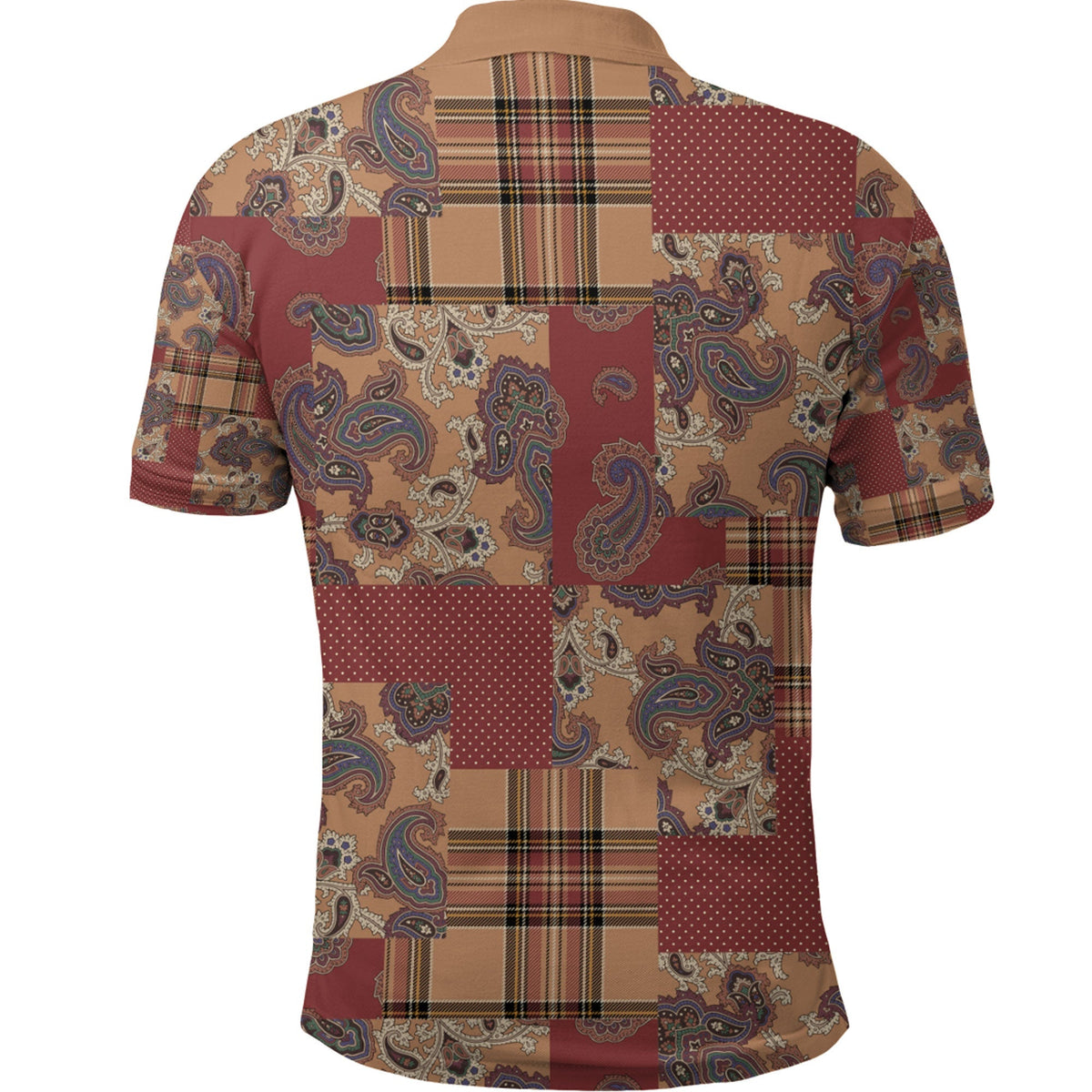 Paisley Polo Shirt Bandana Pattern Seamless Ver.130 RLT13 - Wonder Print Shop