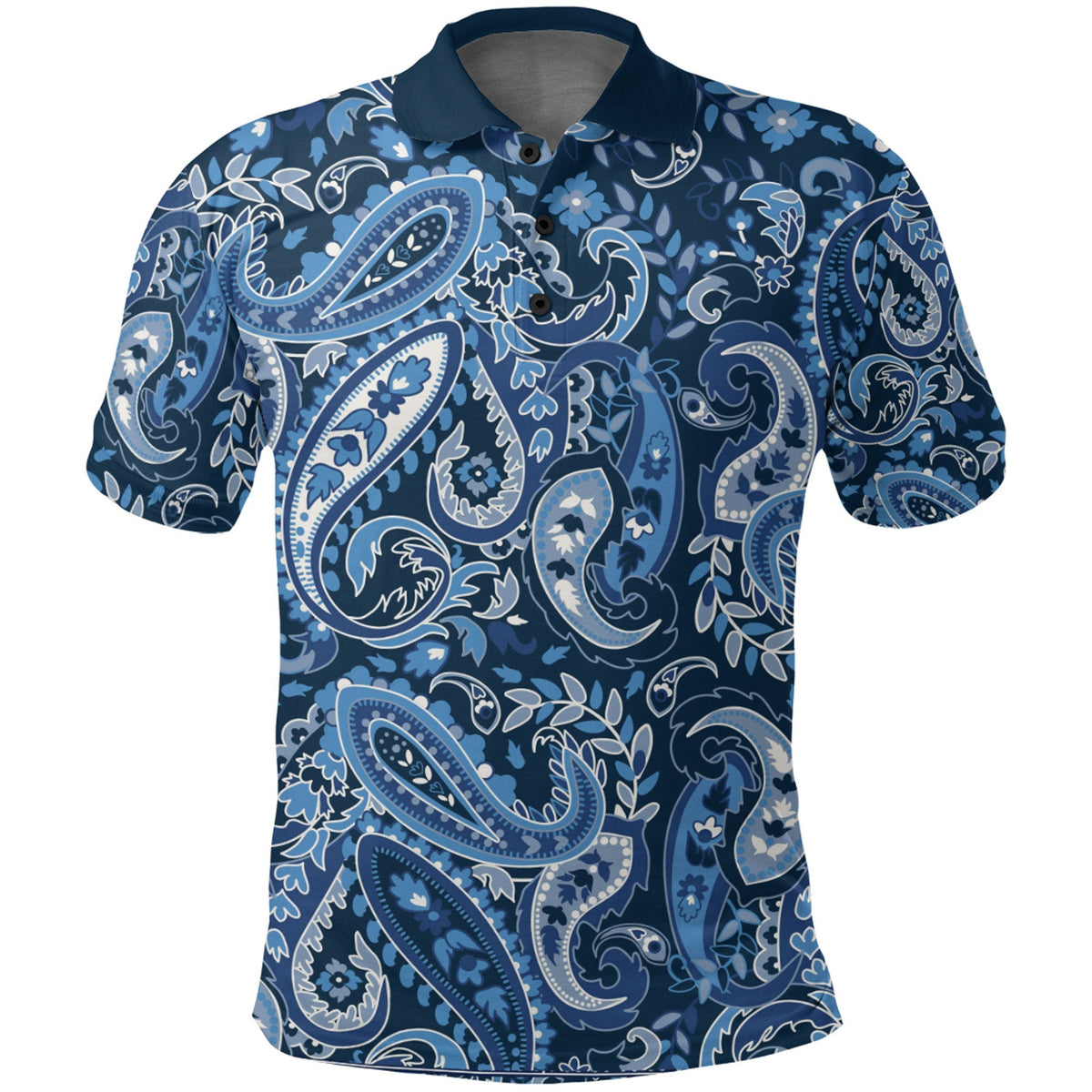 Paisley Polo Shirt Bandana Pattern Seamless Ver.126 RLT13 - Wonder Print Shop