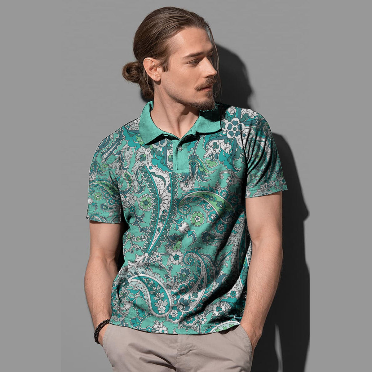 Paisley Polo Shirt Bandana Pattern Seamless Ver.138 RLT13 - Wonder Print Shop