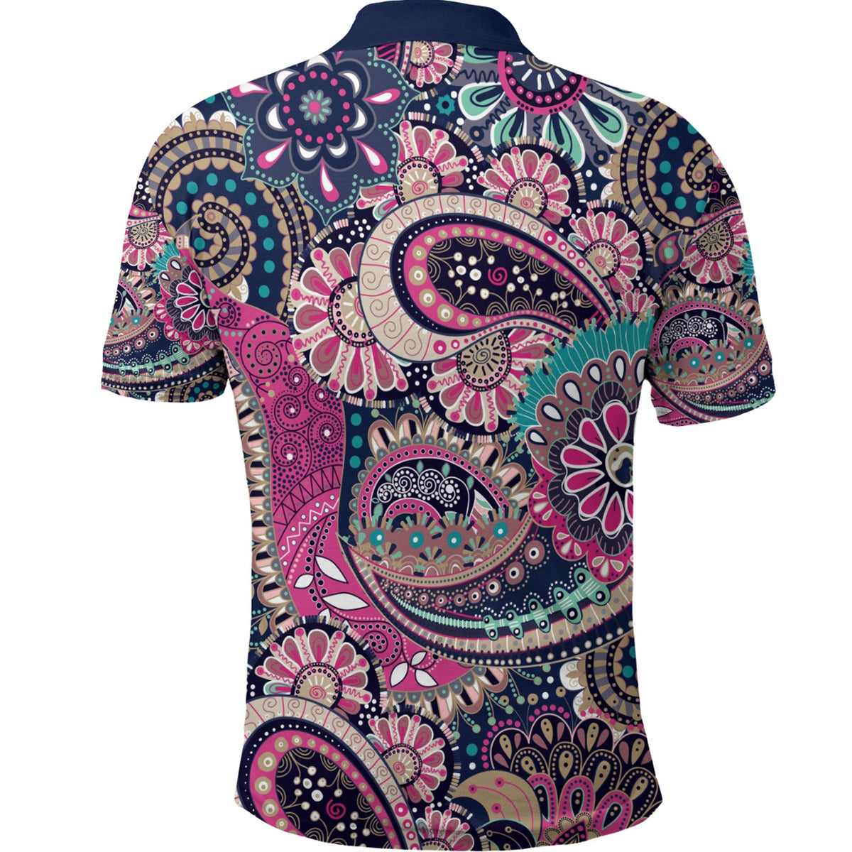 Paisley Polo Shirt Bandana Pattern Seamless Ver.131 RLT13 - Wonder Print Shop