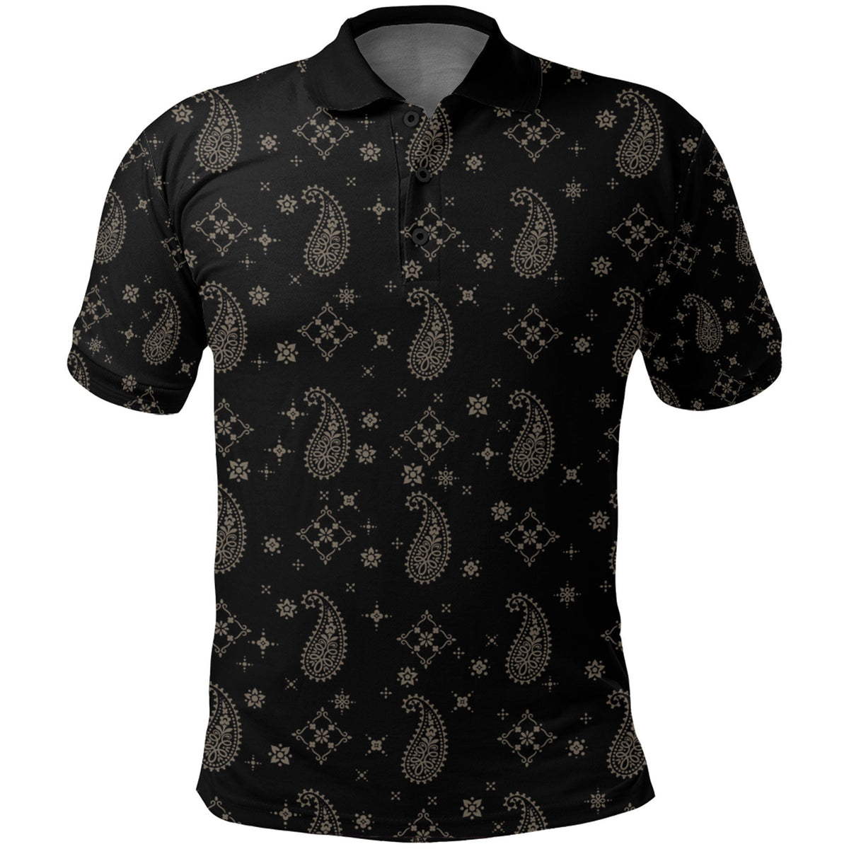 Paisley Polo Shirt Bandana Pattern Seamless Ver.152 RLT13 - Wonder Print Shop
